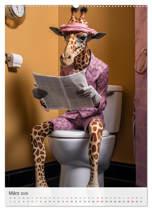 Stilles Örtchen (CALVENDO Premium Wandkalender 2026)