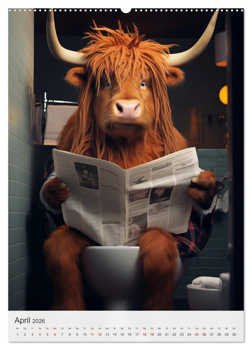 Stilles Örtchen (CALVENDO Premium Wandkalender 2026)