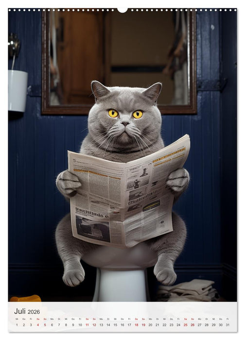 Stilles Örtchen (CALVENDO Premium Wandkalender 2026)