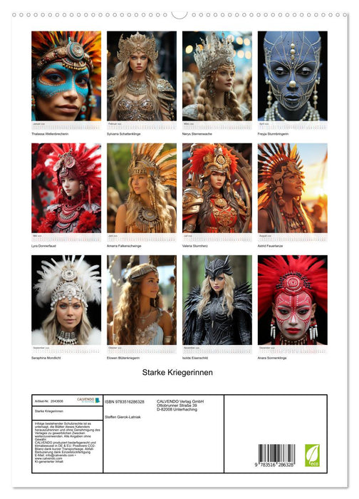 Starke Kriegerinnen (CALVENDO Premium Wandkalender 2026)