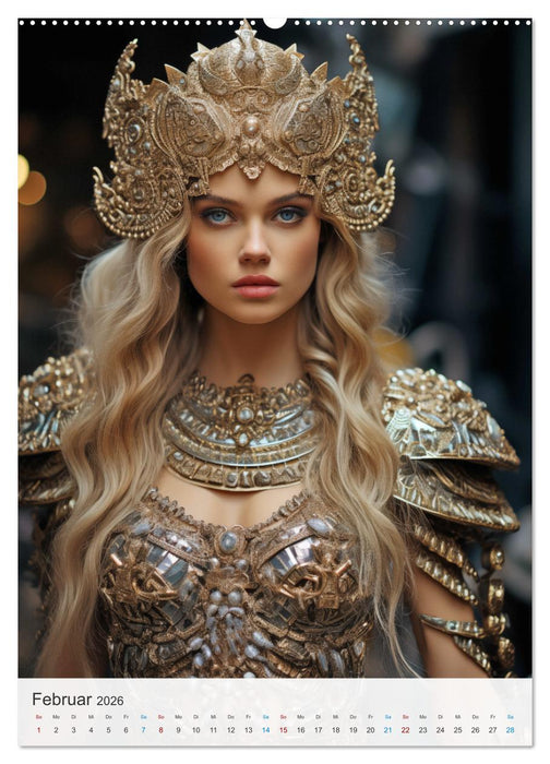 Starke Kriegerinnen (CALVENDO Premium Wandkalender 2026)
