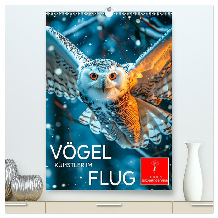 Vögel - Künstler im Flug (CALVENDO Premium Wandkalender 2026)