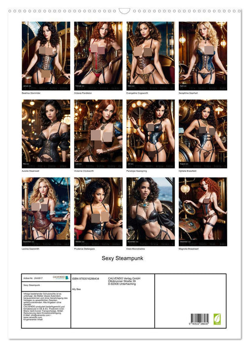 Sexy Steampunk (CALVENDO Wandkalender 2026)