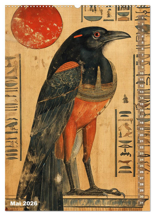 Ägyptische Algorithmen - Künstliche Intelligenz trifft auf das alte Ägypten (CALVENDO Premium Wandkalender 2026)