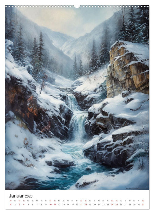 Licht und Schatten - Schluchten im Jahreskreis (CALVENDO Wandkalender 2026)