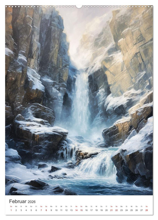 Licht und Schatten - Schluchten im Jahreskreis (CALVENDO Wandkalender 2026)