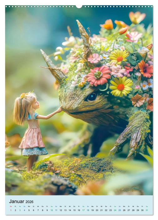 Miniaturwelten - Zauberhafte Szenerien (CALVENDO Premium Wandkalender 2026)