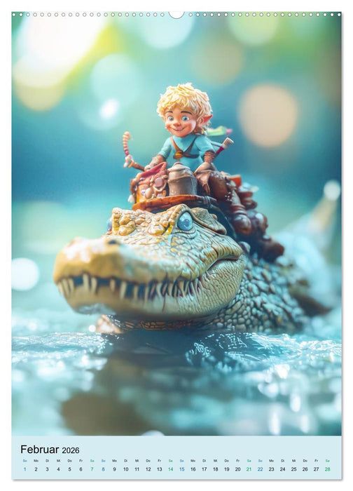 Miniaturwelten - Zauberhafte Szenerien (CALVENDO Premium Wandkalender 2026)