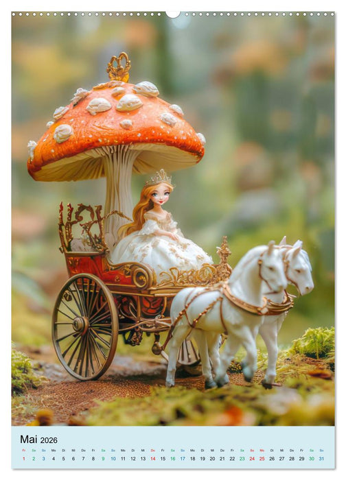 Miniaturwelten - Zauberhafte Szenerien (CALVENDO Premium Wandkalender 2026)