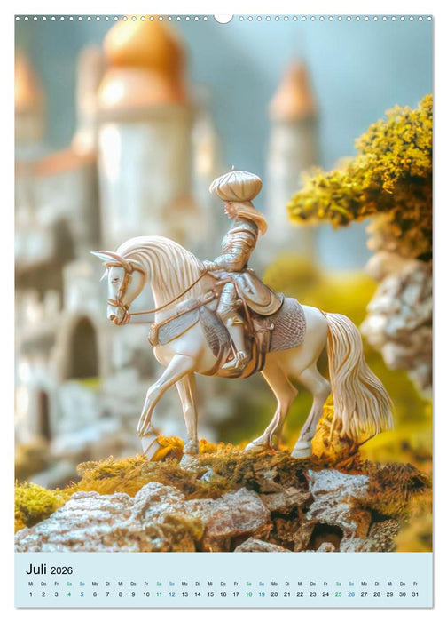 Miniaturwelten - Zauberhafte Szenerien (CALVENDO Premium Wandkalender 2026)