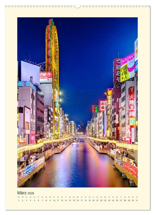 Japan - Moderne mit Religion (CALVENDO Wandkalender 2026)