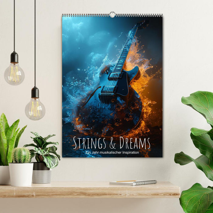 Strings & Dreams: Ein Jahr musikalischer Inspiration (CALVENDO Wandkalender 2026)