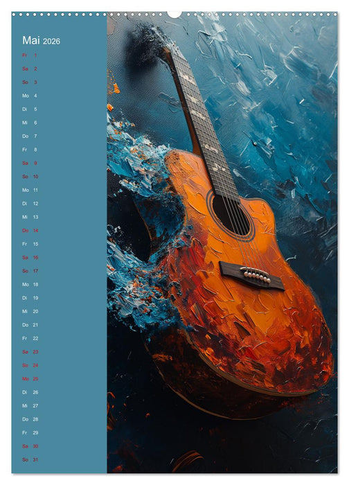 Strings & Dreams: Ein Jahr musikalischer Inspiration (CALVENDO Wandkalender 2026)