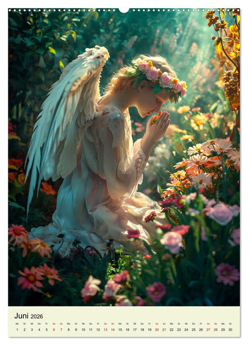 Engel - Eleganz mit himmlischen Attributen (CALVENDO Wandkalender 2026)
