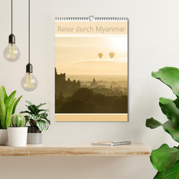 Reise durch Myanmar (CALVENDO Wandkalender 2026)