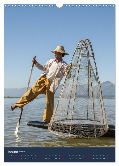 Reise durch Myanmar (CALVENDO Wandkalender 2026)