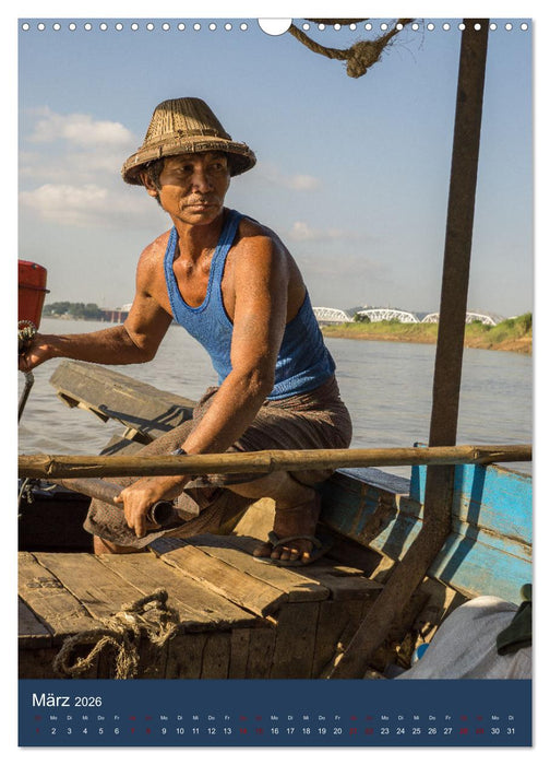 Reise durch Myanmar (CALVENDO Wandkalender 2026)