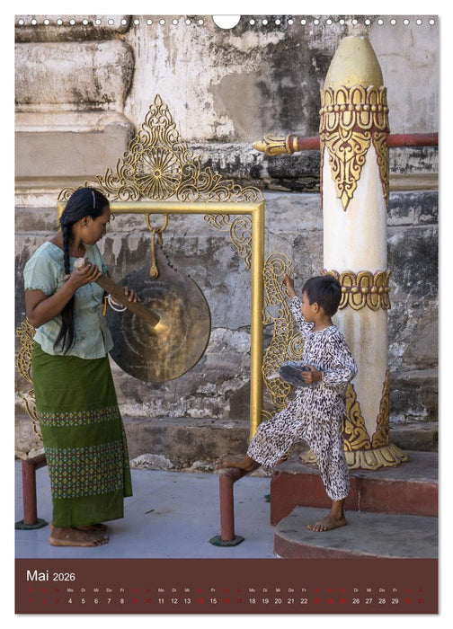 Reise durch Myanmar (CALVENDO Wandkalender 2026)