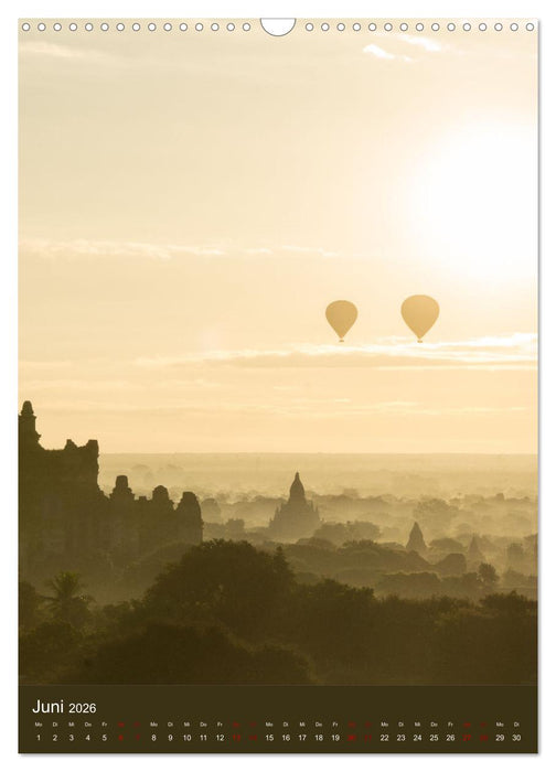 Reise durch Myanmar (CALVENDO Wandkalender 2026)