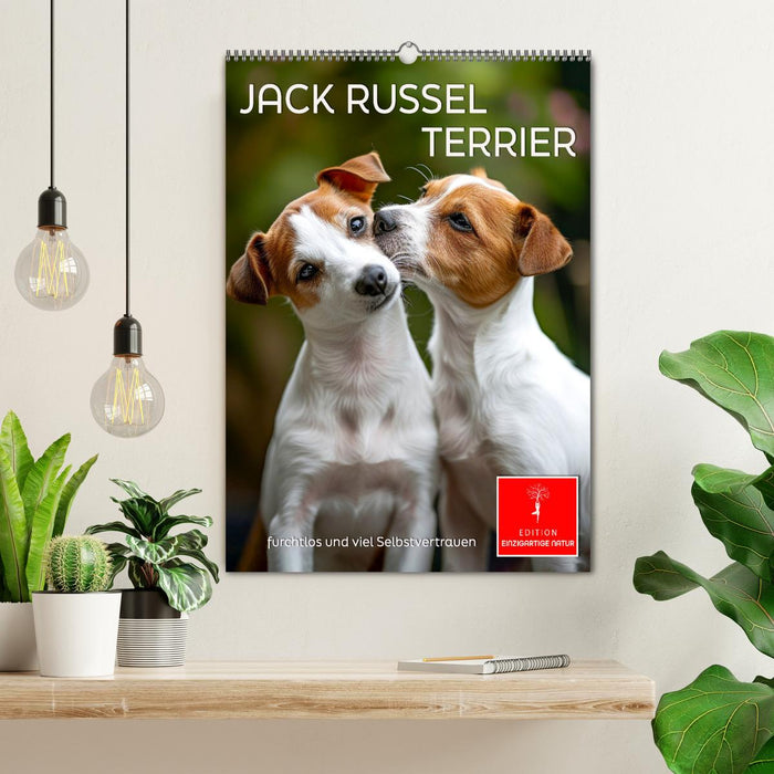 Jack Russel Terrier - furchtlos und viel Selbstvertrauen (CALVENDO Wandkalender 2026)