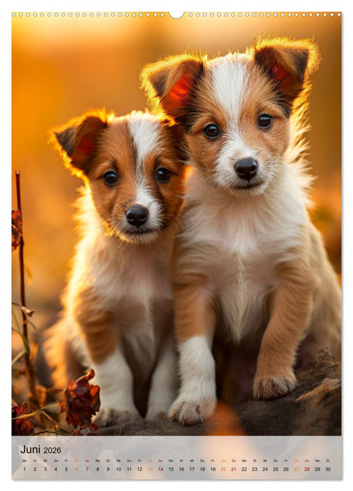 Jack Russel Terrier - furchtlos und viel Selbstvertrauen (CALVENDO Wandkalender 2026)