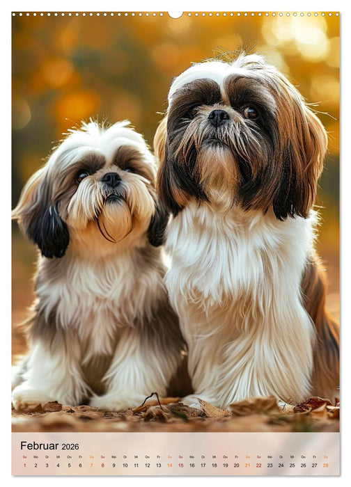 Shih Tzu - immer im Mittelpunkt (CALVENDO Wandkalender 2026)