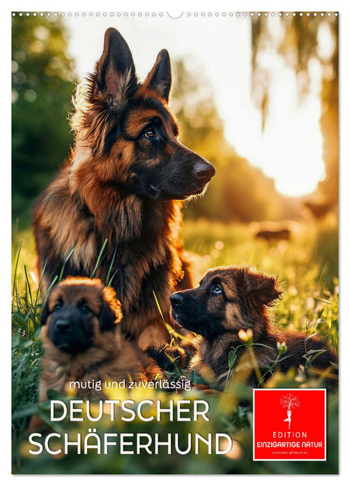 Deutscher Schäferhund - mutig und zuverlässig (CALVENDO Wandkalender 2026)