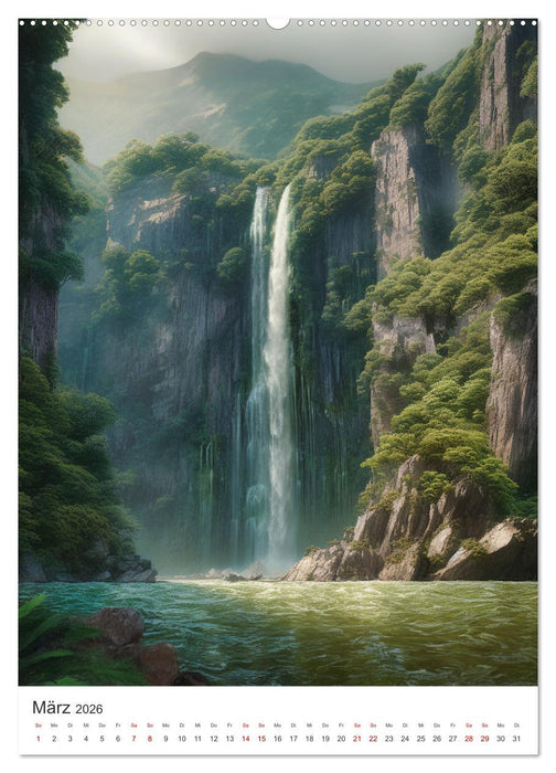 Licht und Schatten - Schluchten im Jahreskreis (CALVENDO Premium Wandkalender 2026)