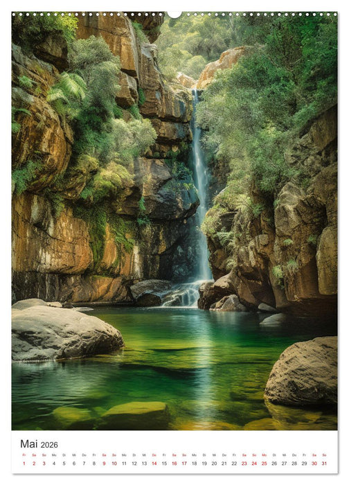 Licht und Schatten - Schluchten im Jahreskreis (CALVENDO Premium Wandkalender 2026)