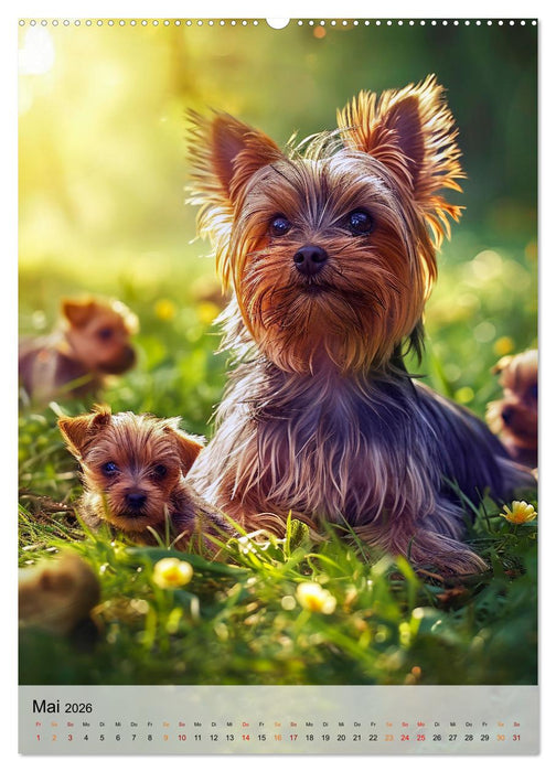 Yorkshire Terrier - ein Hund mit starkem Charakter (CALVENDO Wandkalender 2026)