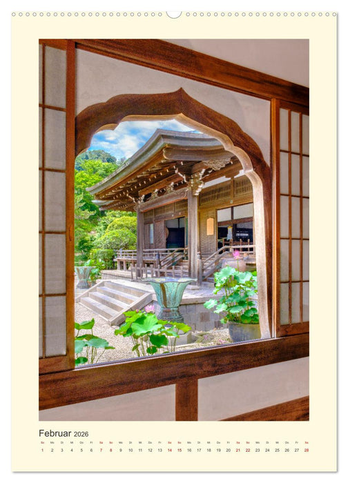 Japan - Moderne mit Religion (CALVENDO Premium Wandkalender 2026)