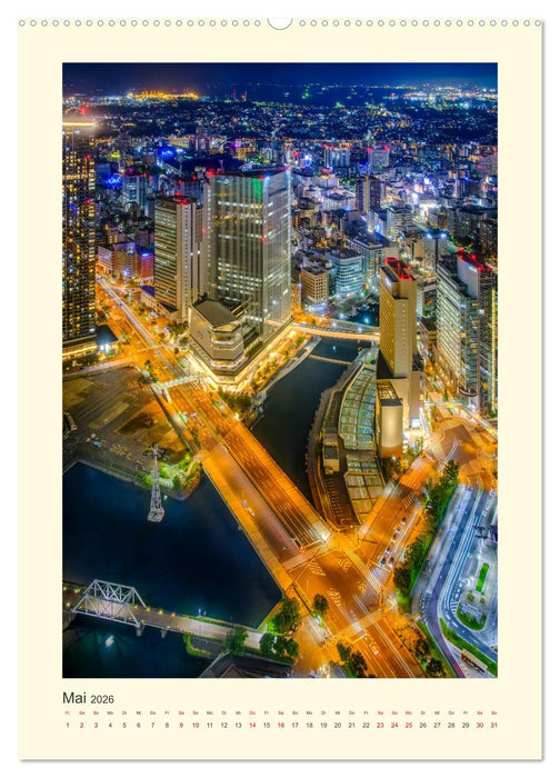 Japan - Moderne mit Religion (CALVENDO Premium Wandkalender 2026)