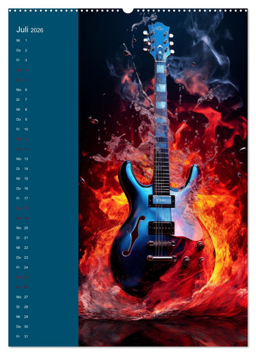 Strings & Dreams: Ein Jahr musikalischer Inspiration (CALVENDO Premium Wandkalender 2026)
