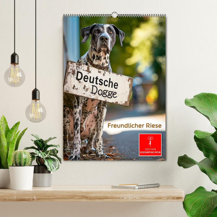 Deutsche Dogge - freundlicher Riese (CALVENDO Wandkalender 2026)