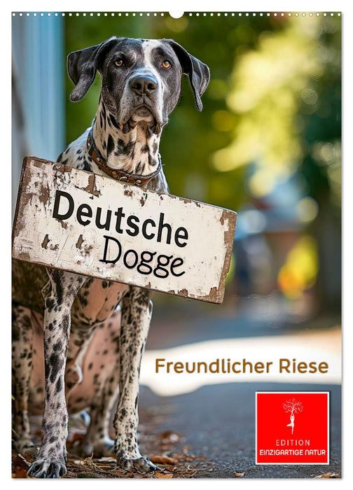Deutsche Dogge - freundlicher Riese (CALVENDO Wandkalender 2026)