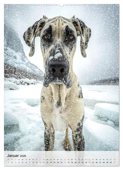 Deutsche Dogge - freundlicher Riese (CALVENDO Wandkalender 2026)