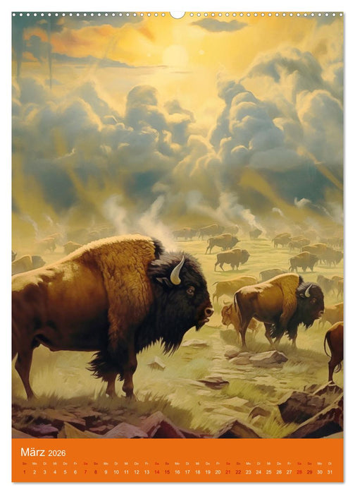 Staubige Pfade im Wilden Westen: Ein Jahr voller Abenteuer (CALVENDO Wandkalender 2026)