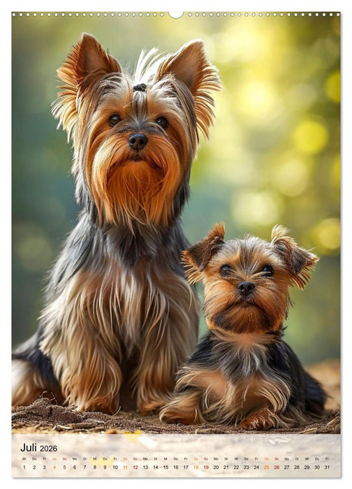 Yorkshire Terrier - ein Hund mit starkem Charakter (CALVENDO Premium Wandkalender 2026)
