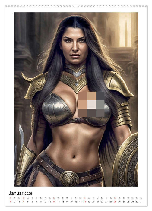 Mythos Kriegerin (CALVENDO Wandkalender 2026)