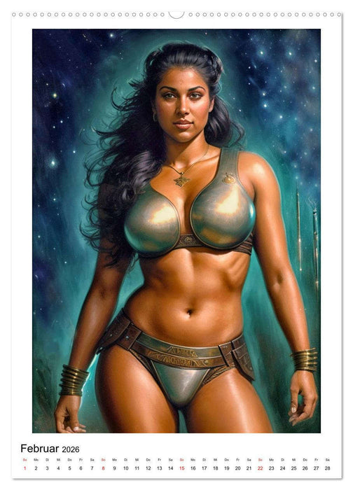 Mythos Kriegerin (CALVENDO Wandkalender 2026)