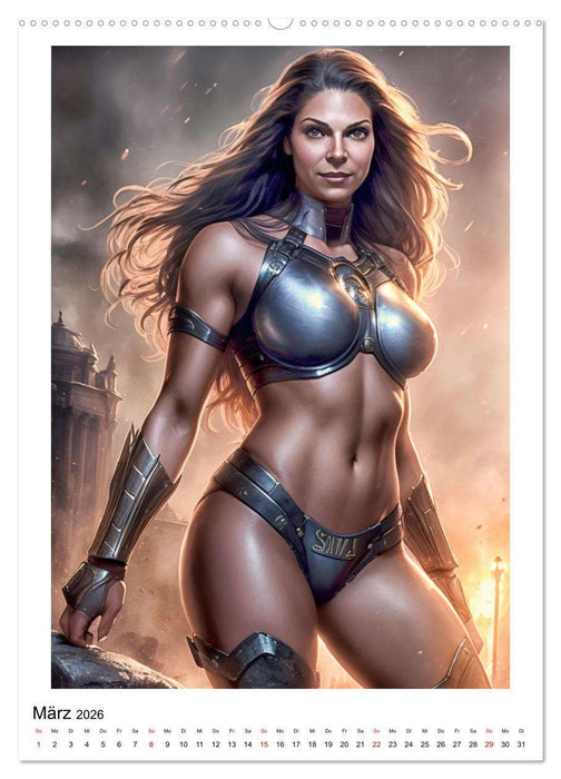 Mythos Kriegerin (CALVENDO Wandkalender 2026)