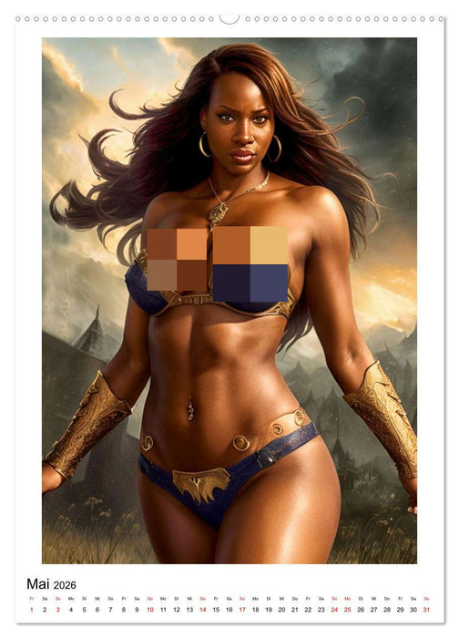 Mythos Kriegerin (CALVENDO Wandkalender 2026)