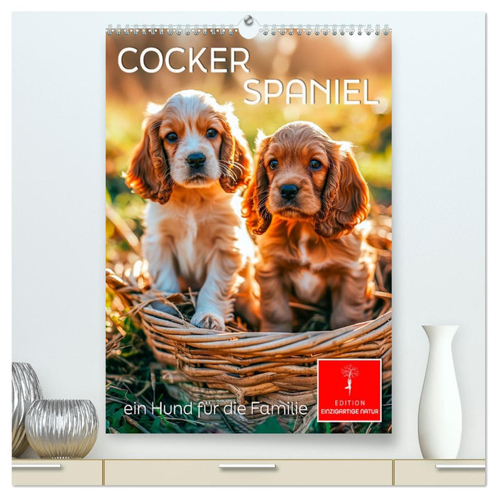 Cocker Spaniel - ein Hund für die Familie (CALVENDO Premium Wandkalender 2026)
