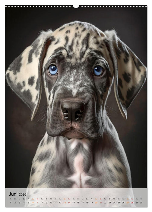 Deutsche Dogge - freundlicher Riese (CALVENDO Premium Wandkalender 2026)