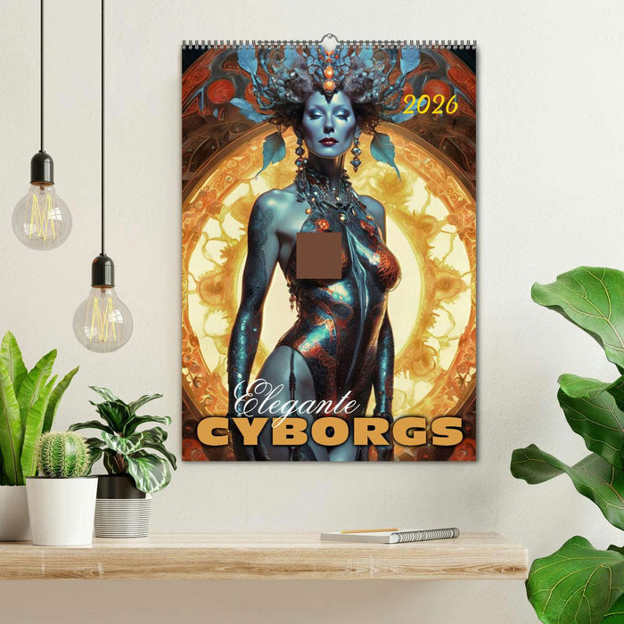 Elegante Cyborgs (CALVENDO Wandkalender 2026)