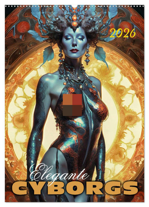 Elegante Cyborgs (CALVENDO Wandkalender 2026)