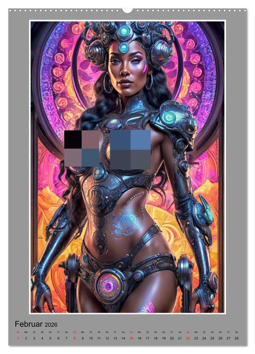 Elegante Cyborgs (CALVENDO Wandkalender 2026)