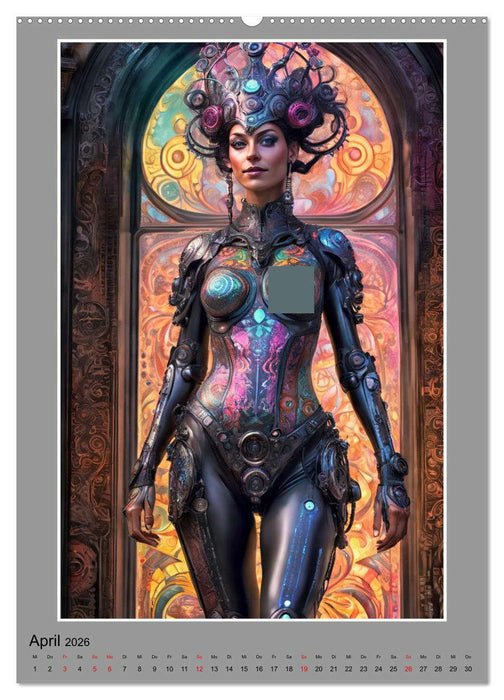 Elegante Cyborgs (CALVENDO Wandkalender 2026)