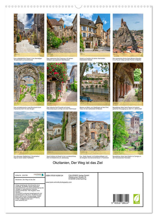 Okzitanien, Der Weg ist das Ziel (CALVENDO Premium Wandkalender 2026)