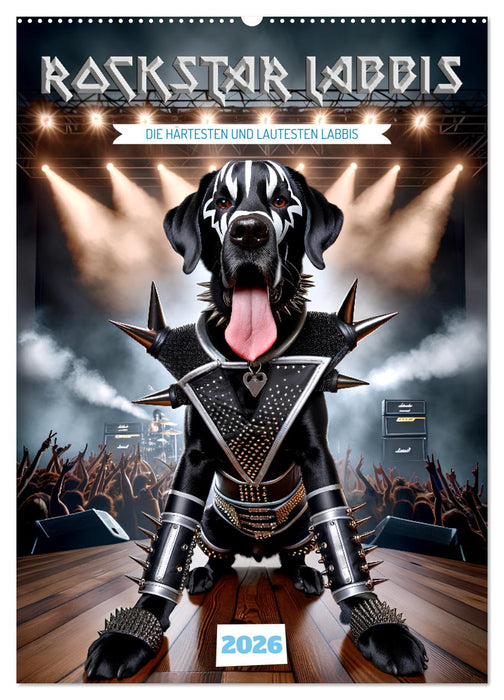 Rockstar Labbi (CALVENDO Wandkalender 2026)